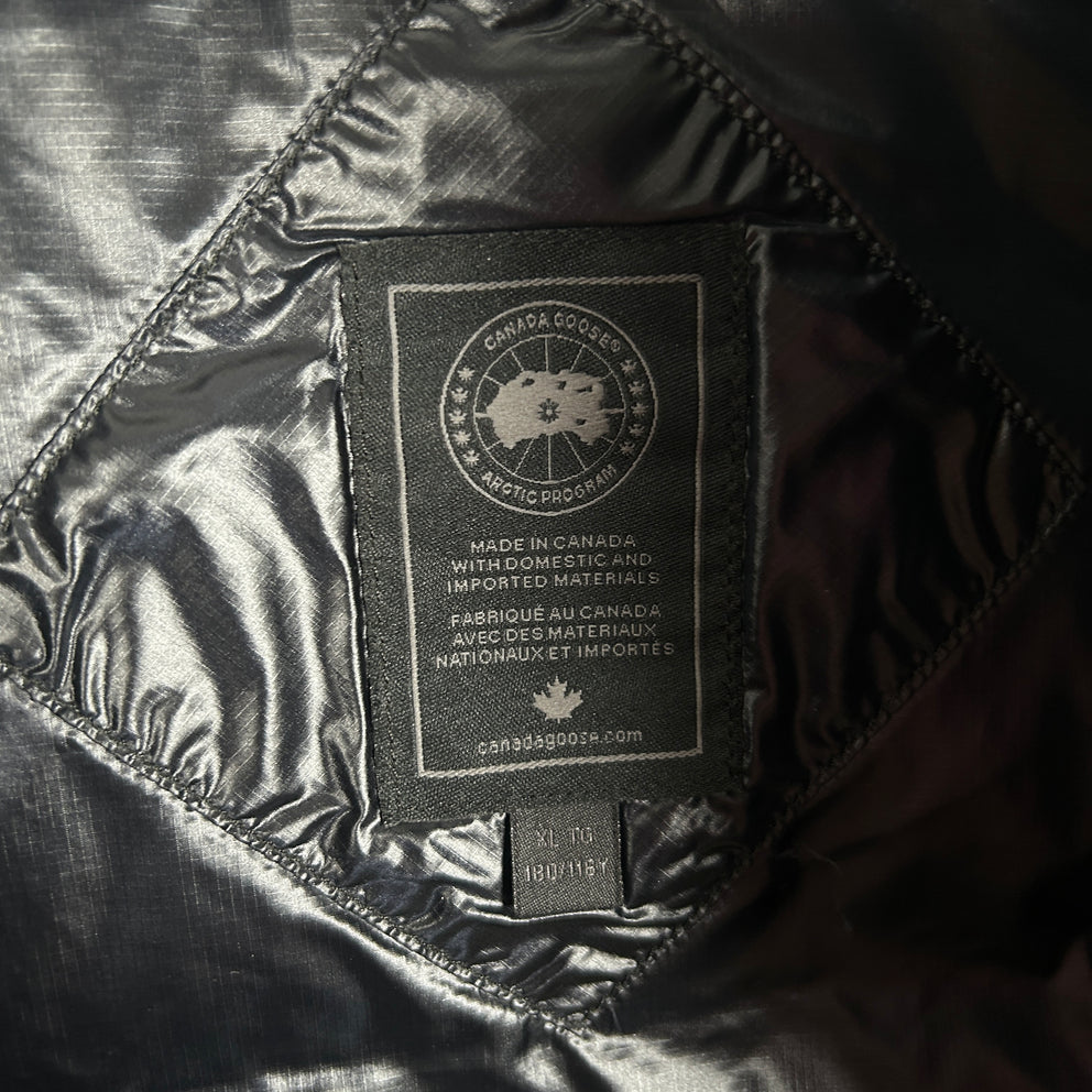 Canada Goose Black Puffer Vest Size XL