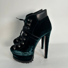 Alaïa Velvet Pump Boots Size 37.5