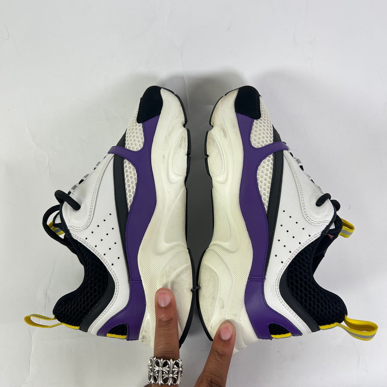 Dior B22 Purple/Yellow Sneaker Size 40