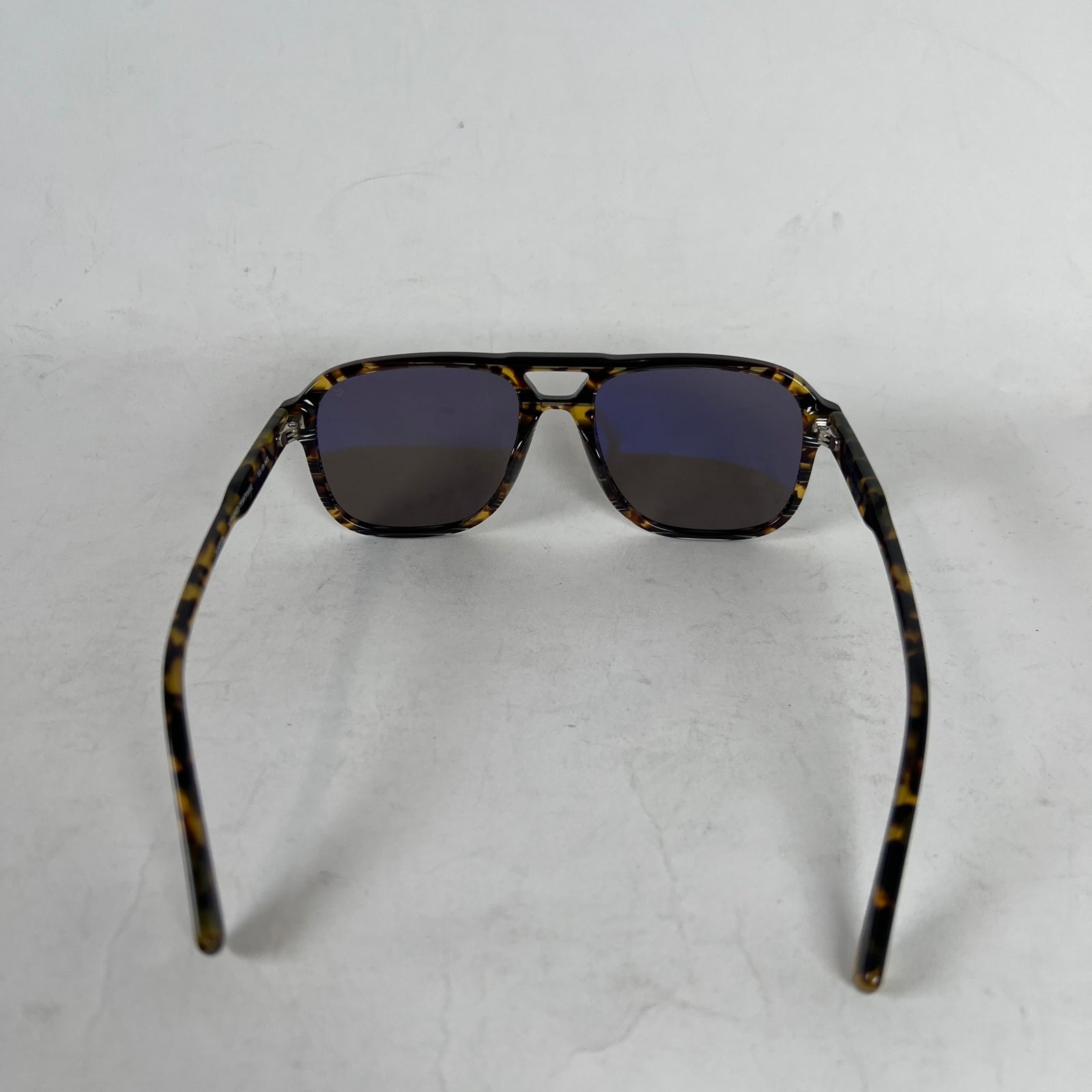 John Varvatos Striped Tortoise Sunglasses