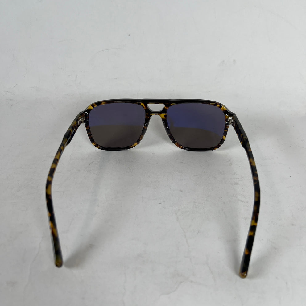 John Varvatos Striped Tortoise Sunglasses