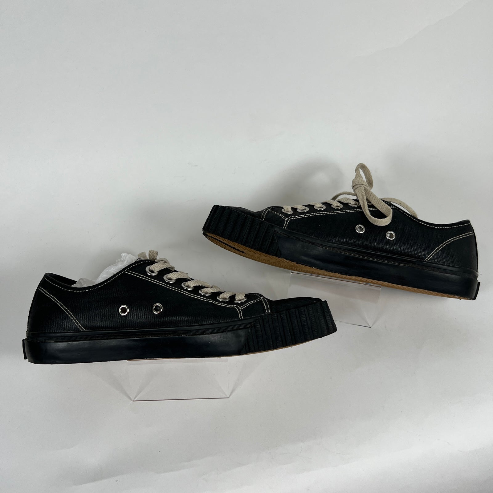Maison Margiela Black Tabi Sneaker Sz 39.5