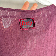Dolce Gabbana Purple Top Size S