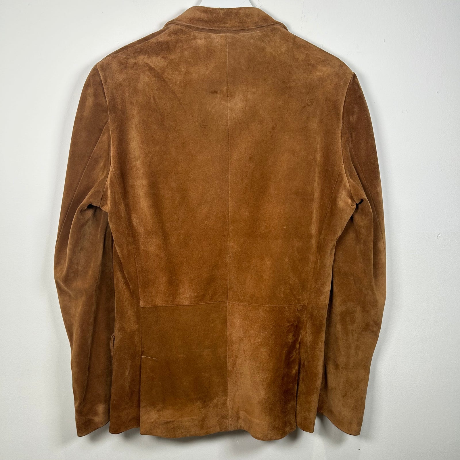 Dolce & Gabbana Brown Suede Blazer Size 48