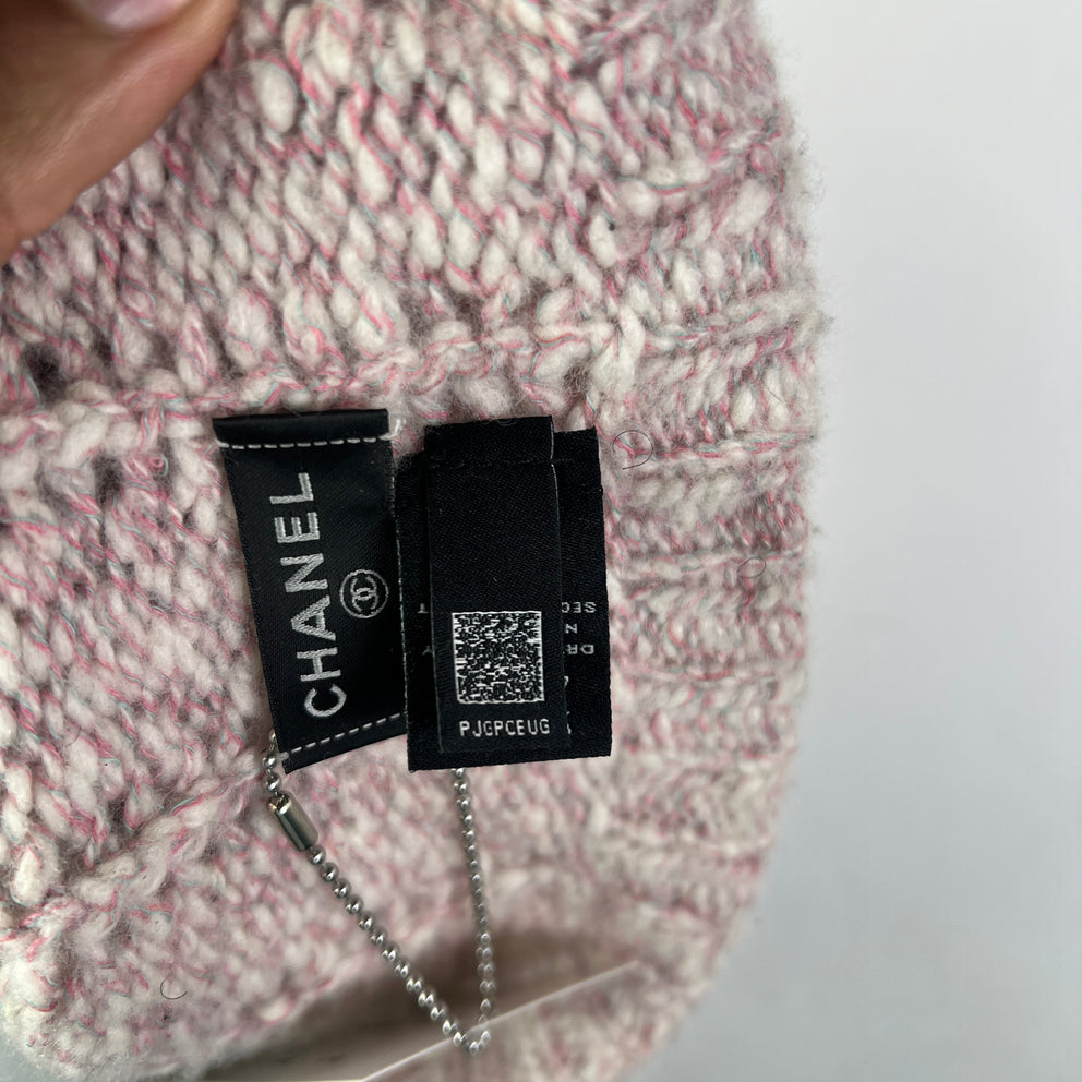 Chanel Knit Wool Beanie Hat