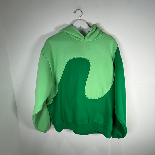 ERL Green 'Swirl' Hoodie Size XL