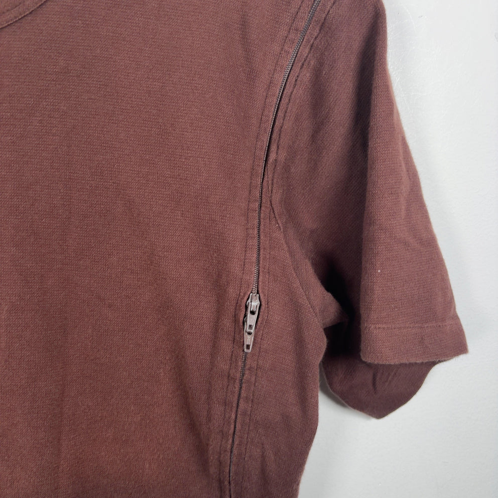 Yohji Yamamoto Zipper Hybrid T-Shirt