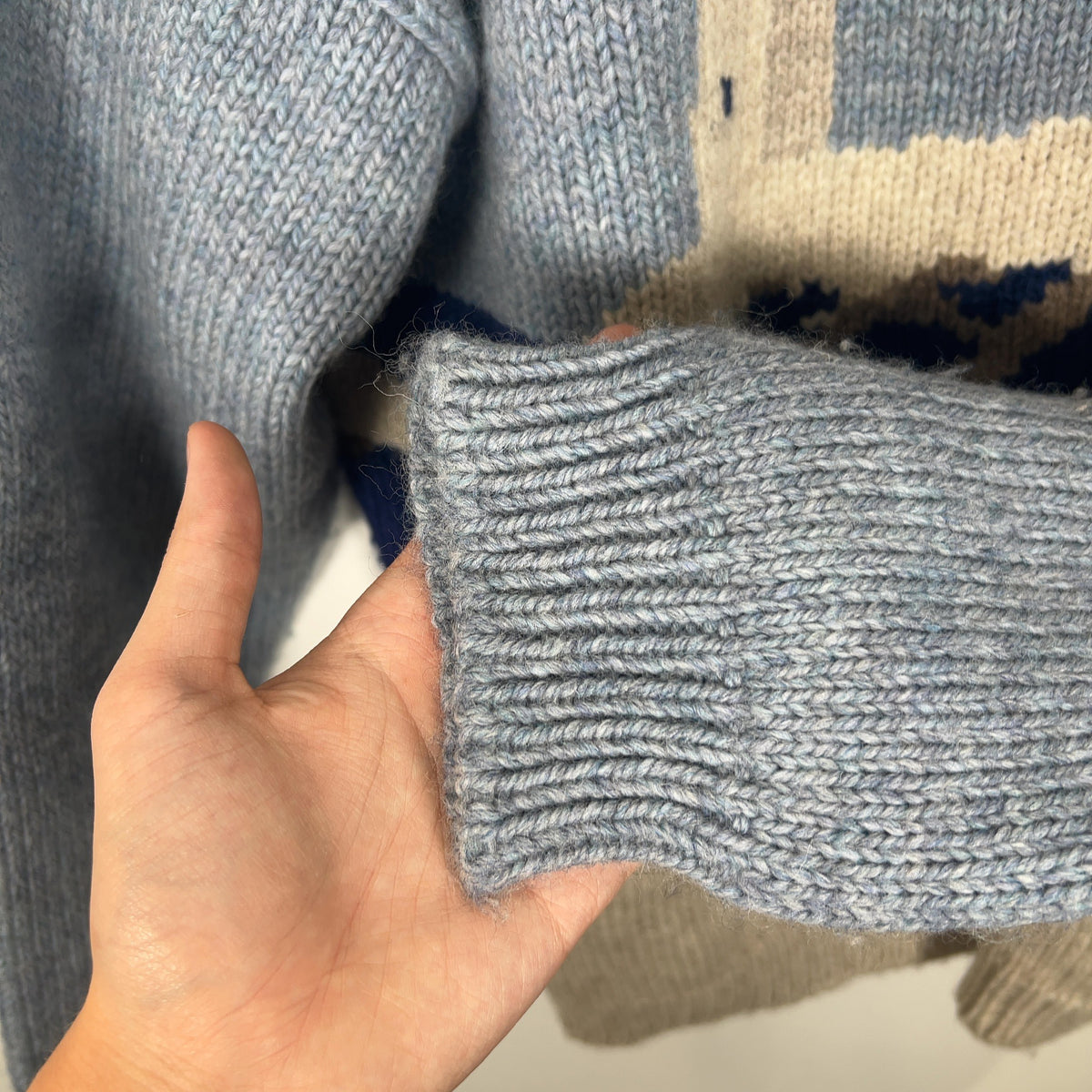 Bode Snowy Landscape Sweater