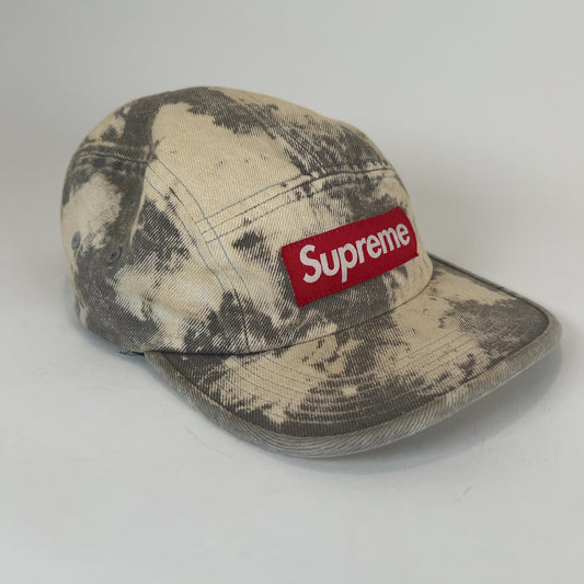 Supreme Bleached Denim Box Logo Hat