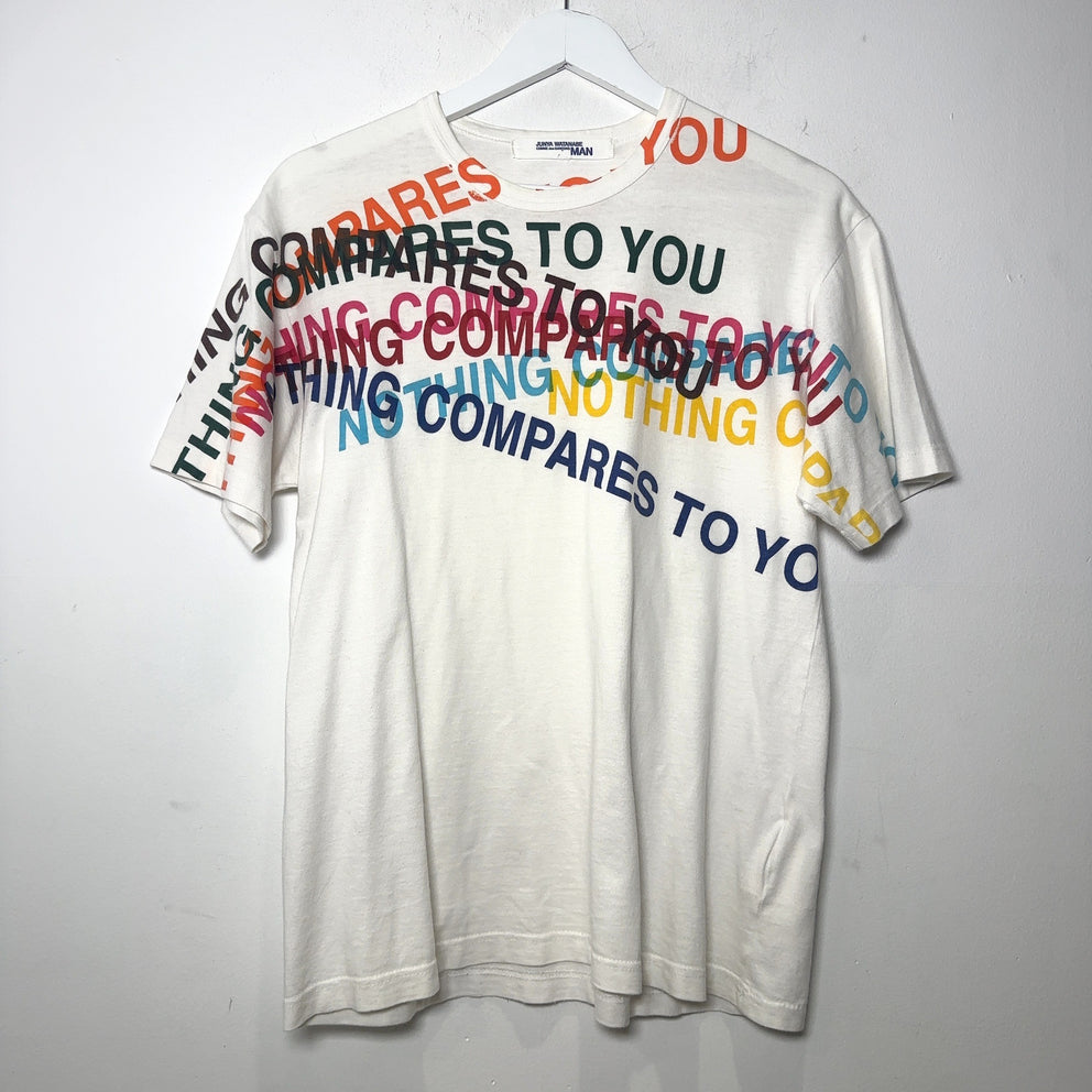 Junya Watanabe SS02 'Nothing Compares' Poem T-Shirt