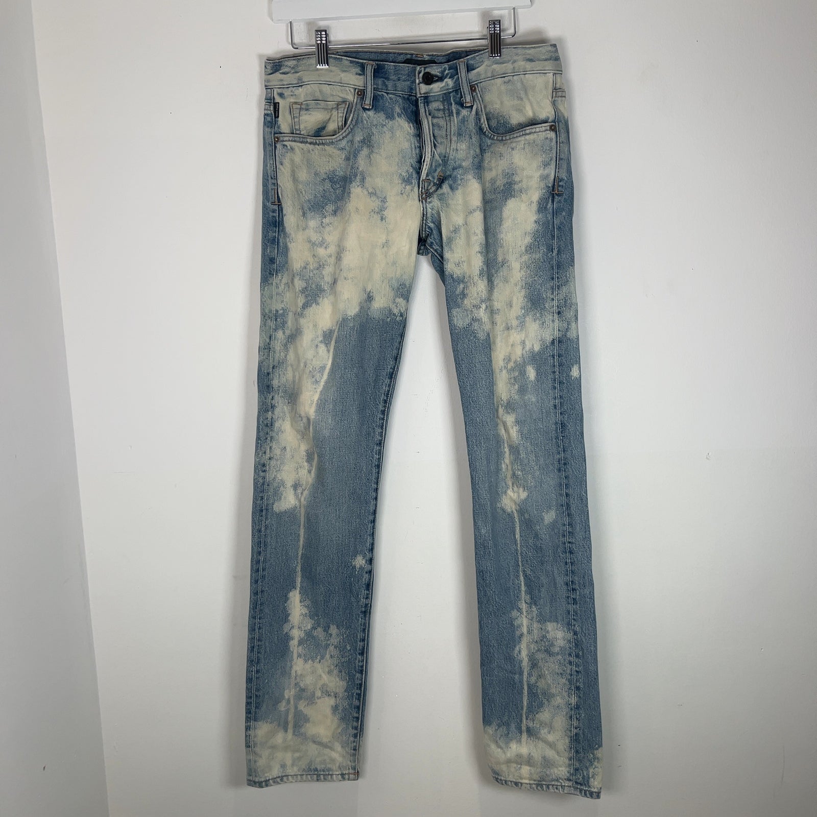 Tom Ford Acid Washed Straight Leg Jeans