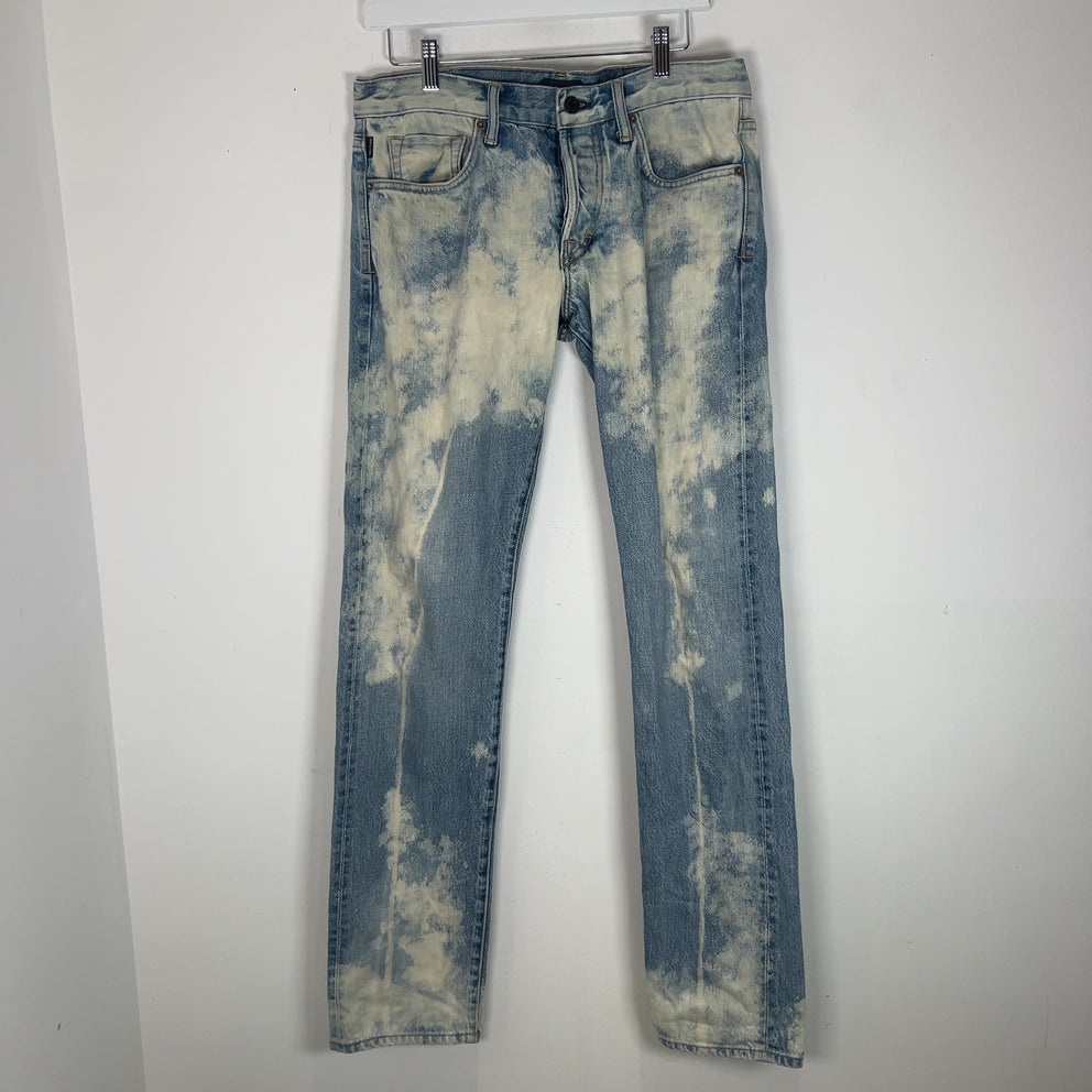 Tom Ford Acid Washed Straight Leg Jeans