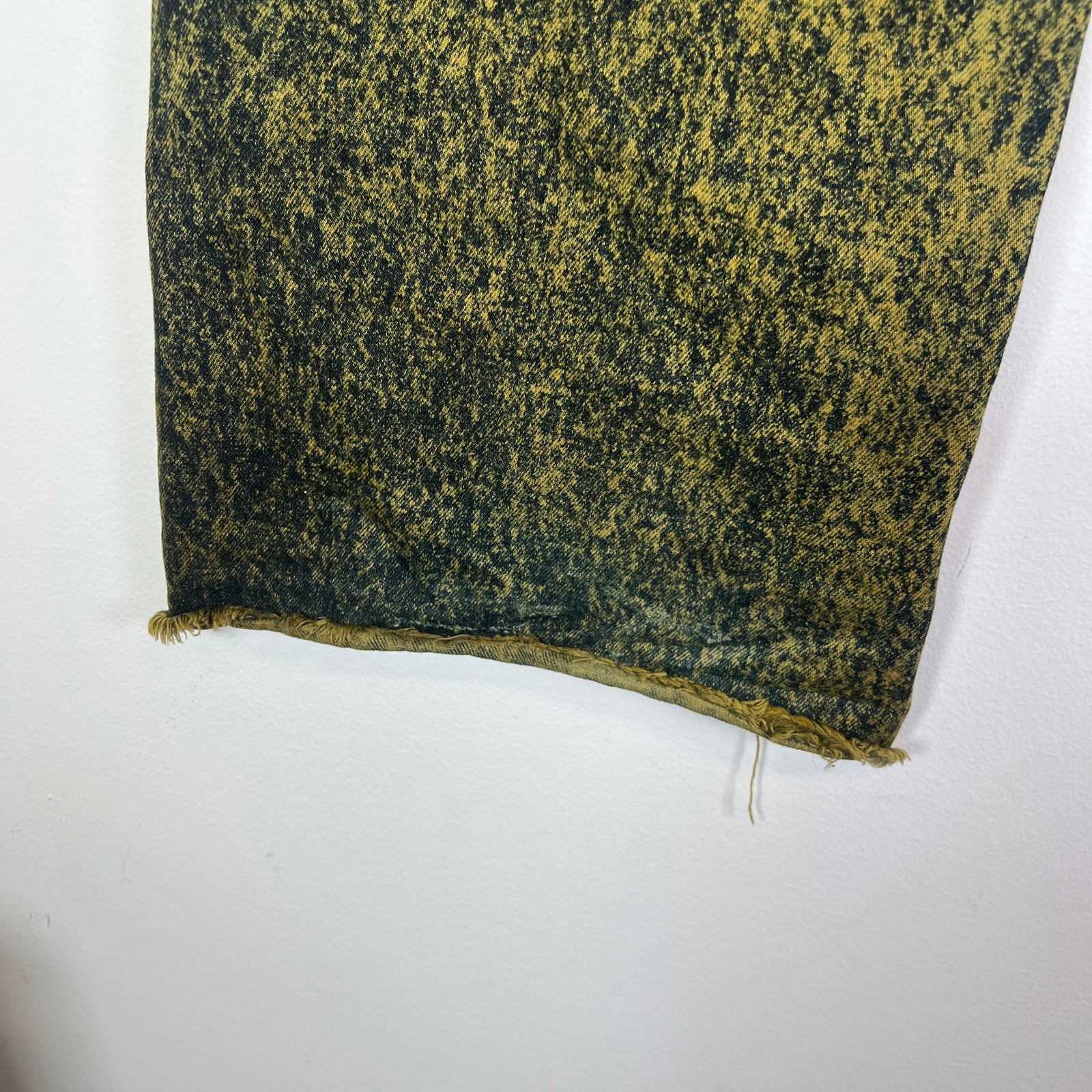 Marni Maize Yellow Marble Dyed Jeans