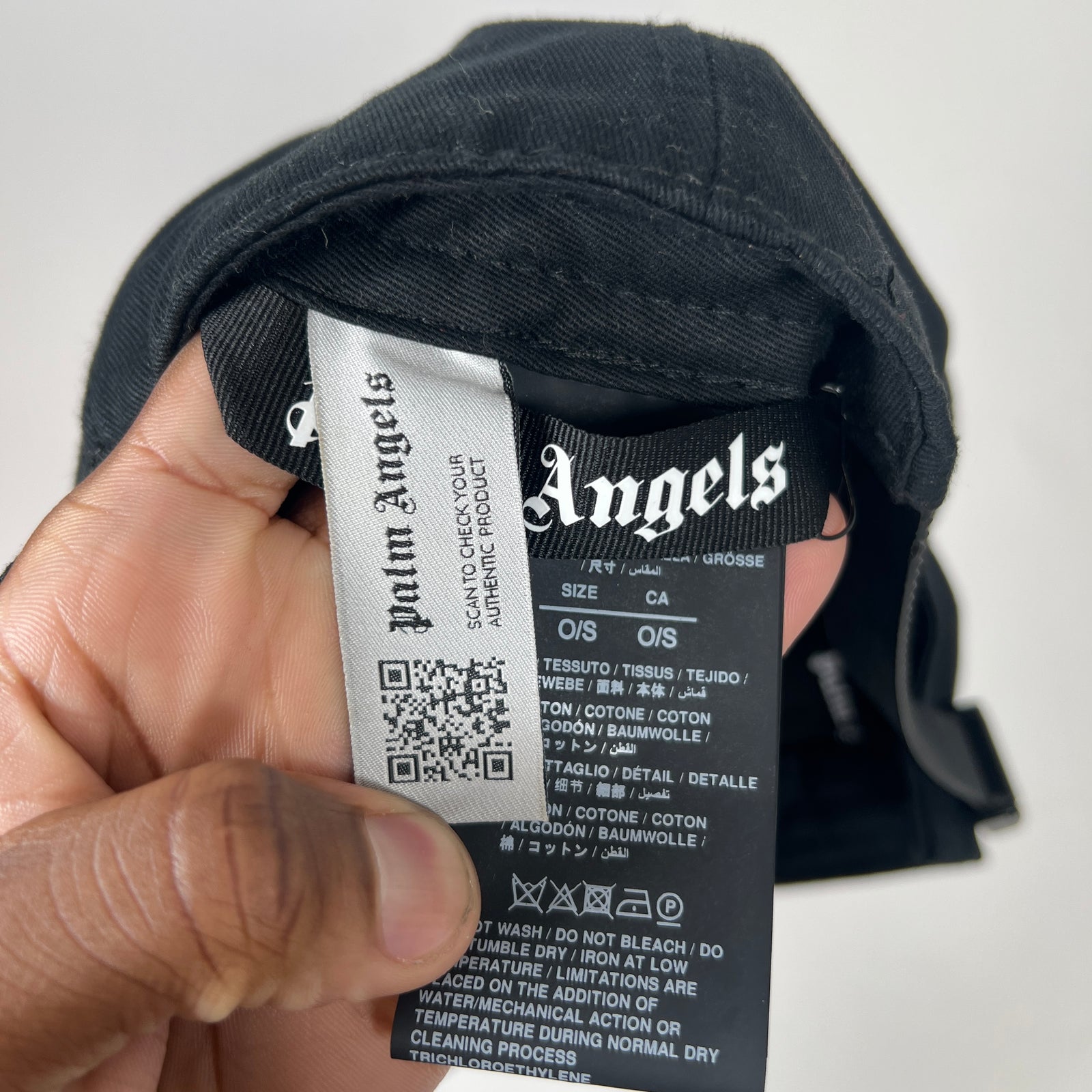 Palm Angels Black Teddy Bear Hat