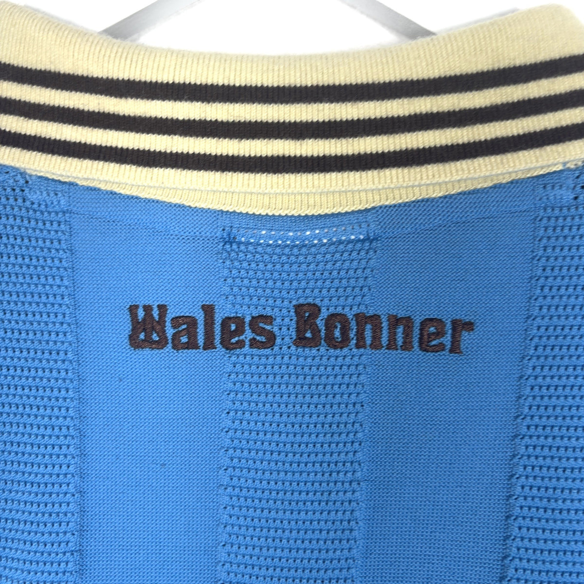Wales Bonner x Adidas Knitted Striped Collar Soccer Jersey Shirt