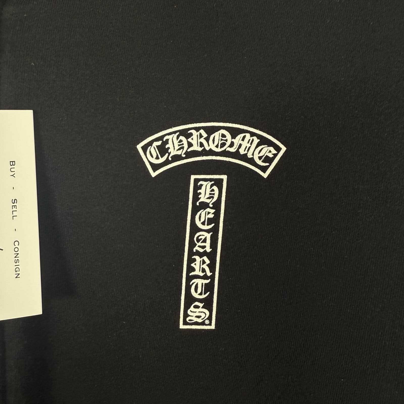 Chrome Hearts T Bar Graphic Zip Up Hoodie Size L