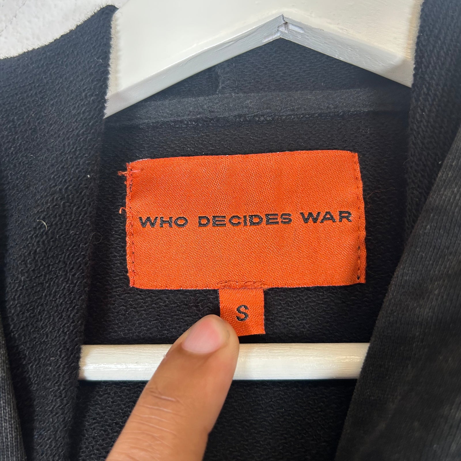 Who Decides War Black "The Door" Hoodie Size S