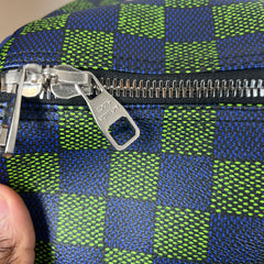Louis Vuitton Blue/Green Damier Other Keepall Bandouliere 50