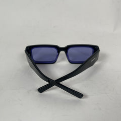 Prada Black Geometric Rectangular Sunglasses