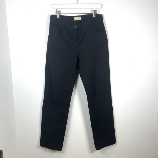 The Row Straight Fit Cotton Pants