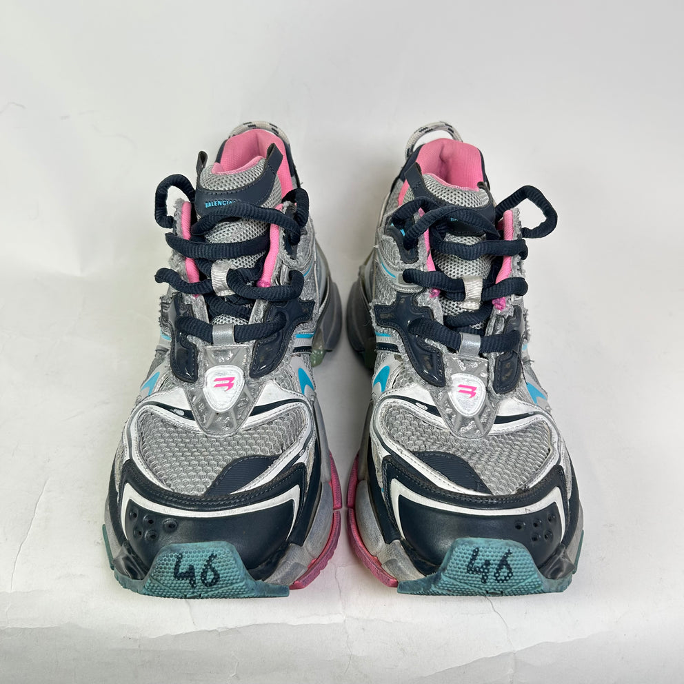 Balenciaga Multicolor Mesh Runner 2.0 Sneakers