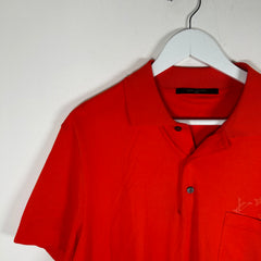 Louis Vutton Orange Logo Polo Size XL