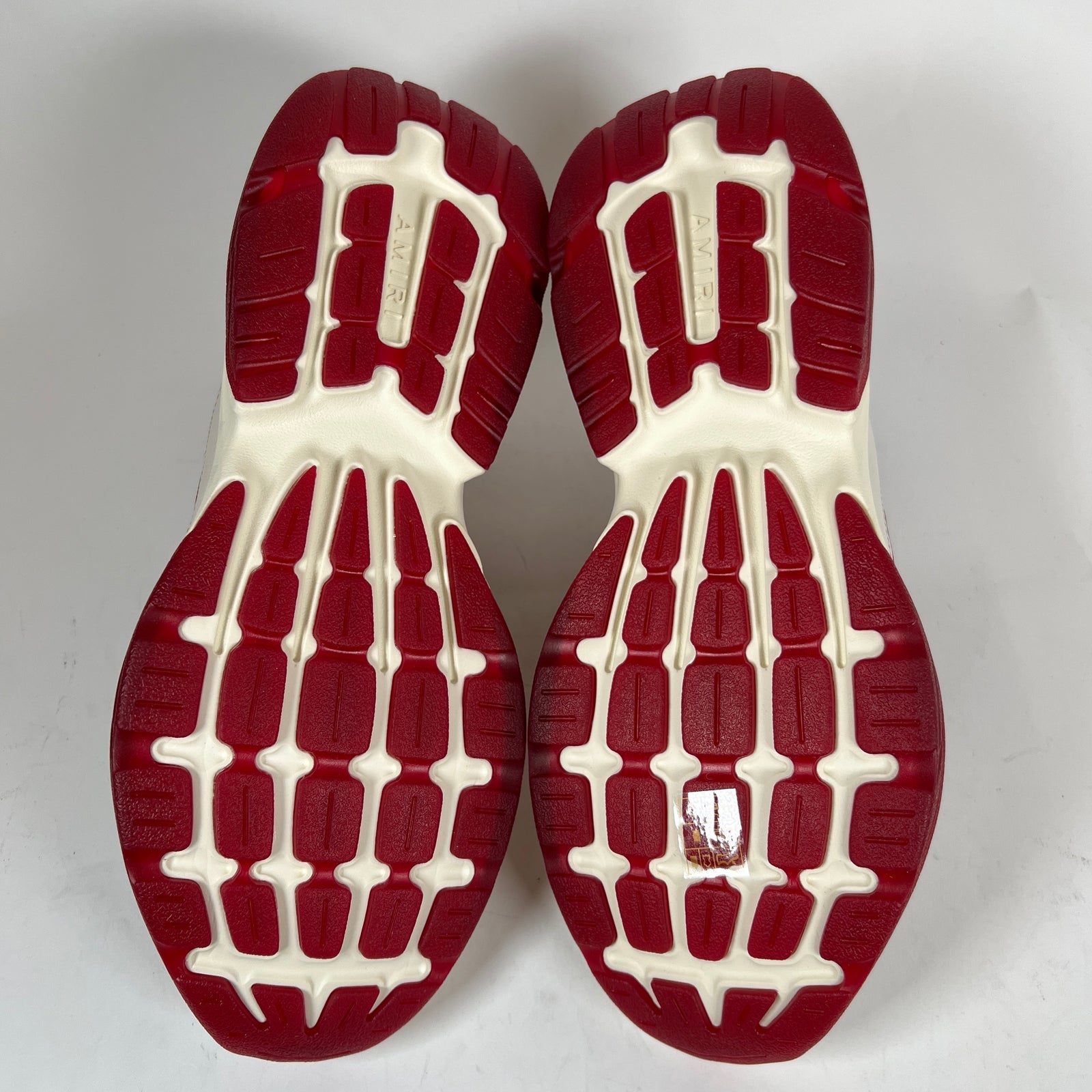 Amiri Burgundy Bone Runner Size 45
