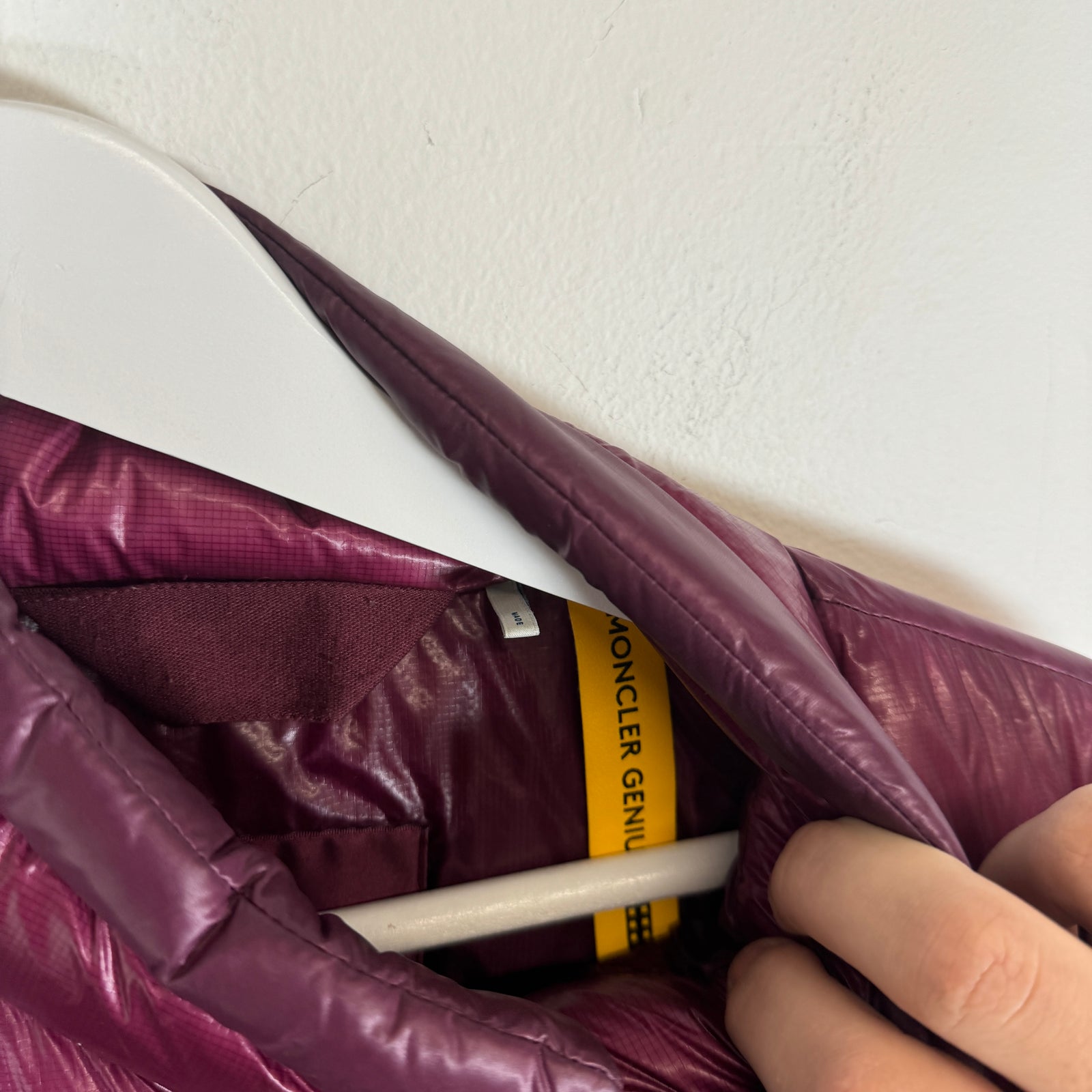 Moncler Genius Burgundy 1952 Down Jacket Size 3