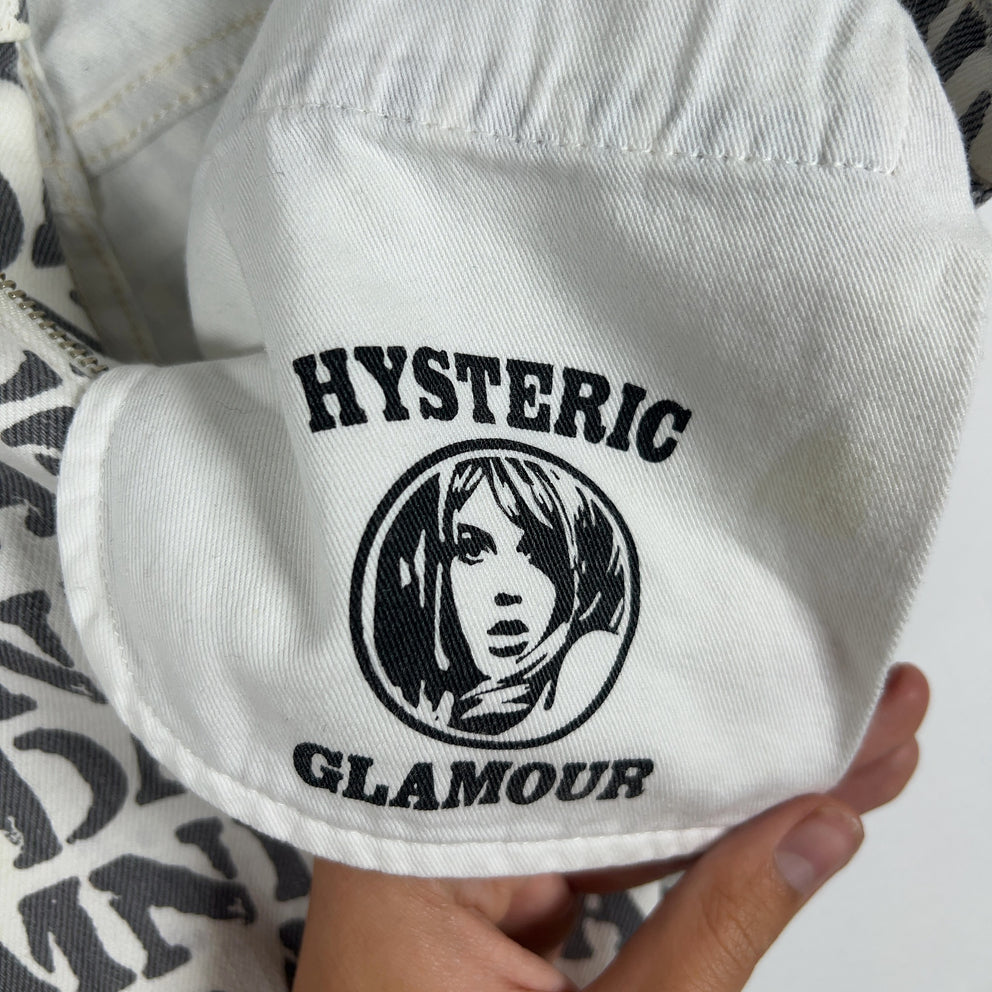 Hysteric Glamour 'Damned' Allover Script Jeans