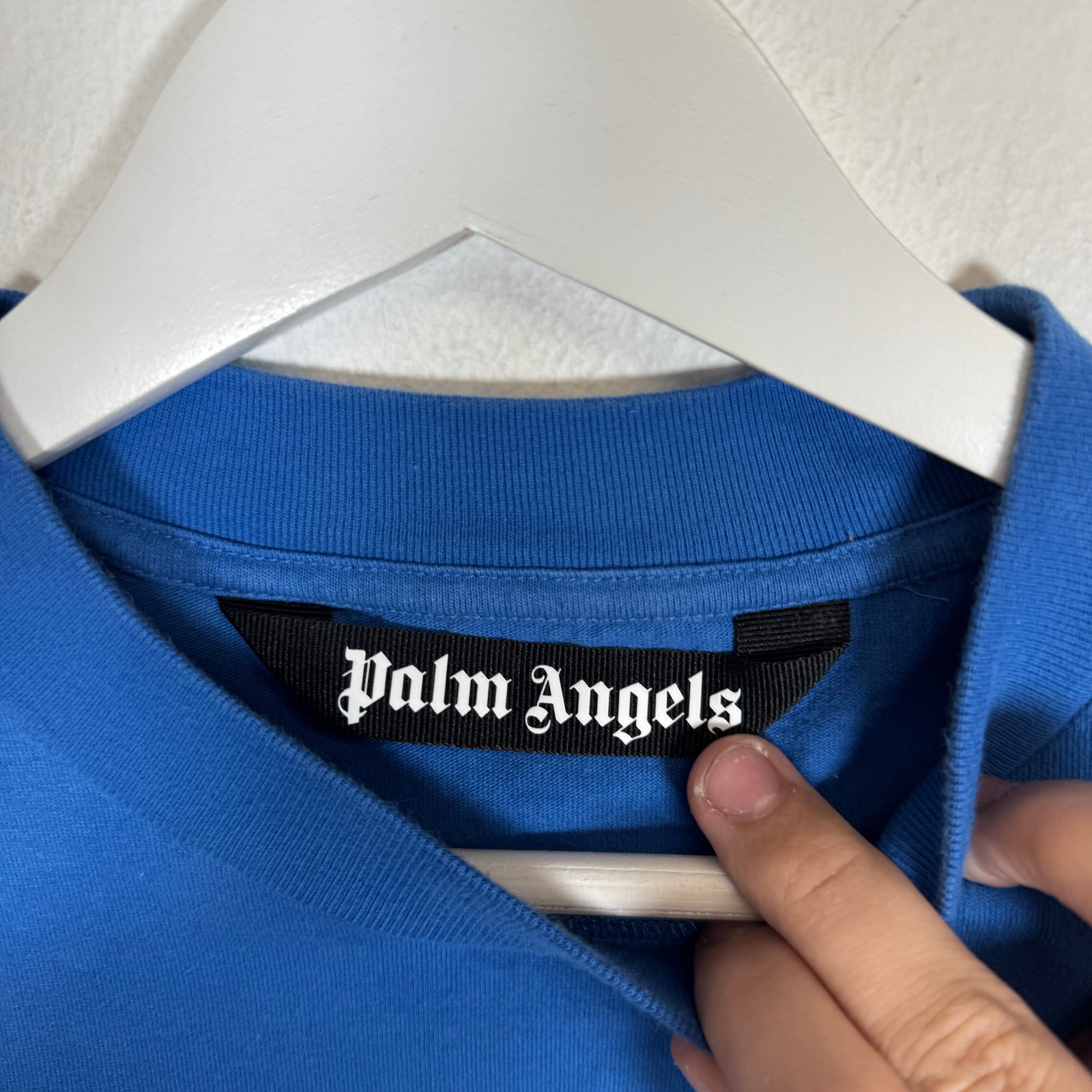 Palm Angels Blue Shark Tee SIze S