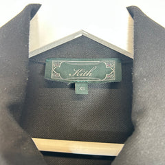 Kith Black Double Knit Coach Jacket Size XS