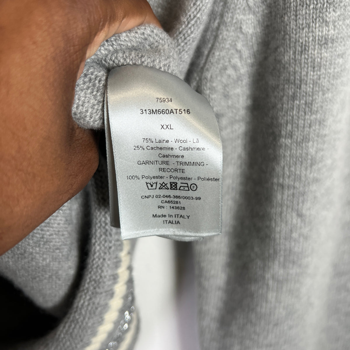 Dior x ERL Cashmere Sweater