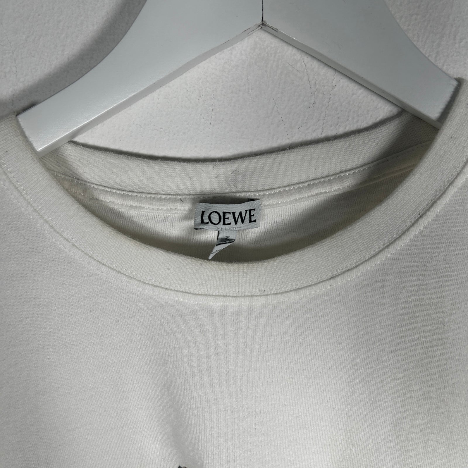 Loewe White Explorer Logo Graphic T-Shirt Size S