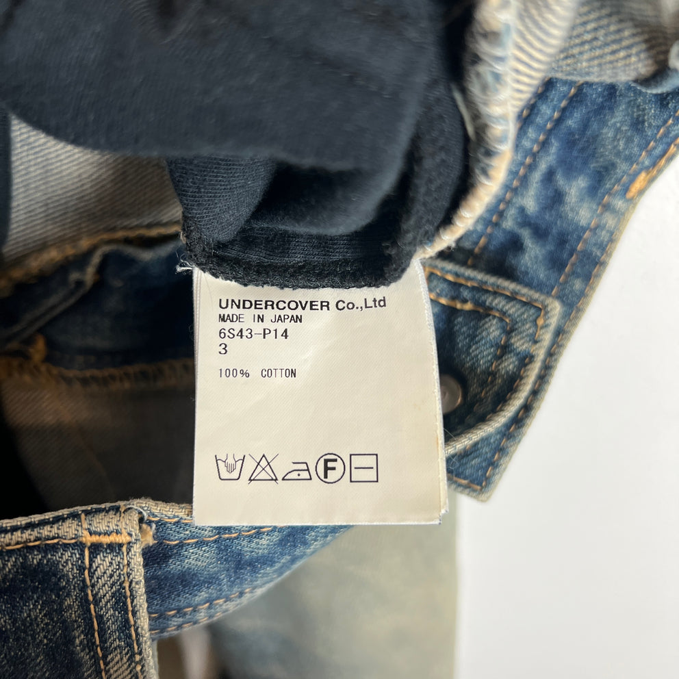 Undercover SS06 'T' Klaus Hybrid Denim Jeans Size 3