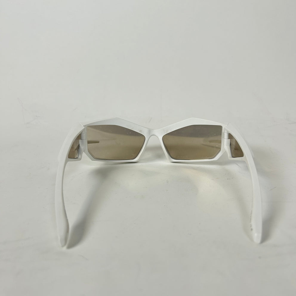 Givenchy White Matte Giv-Cut Sunglasses