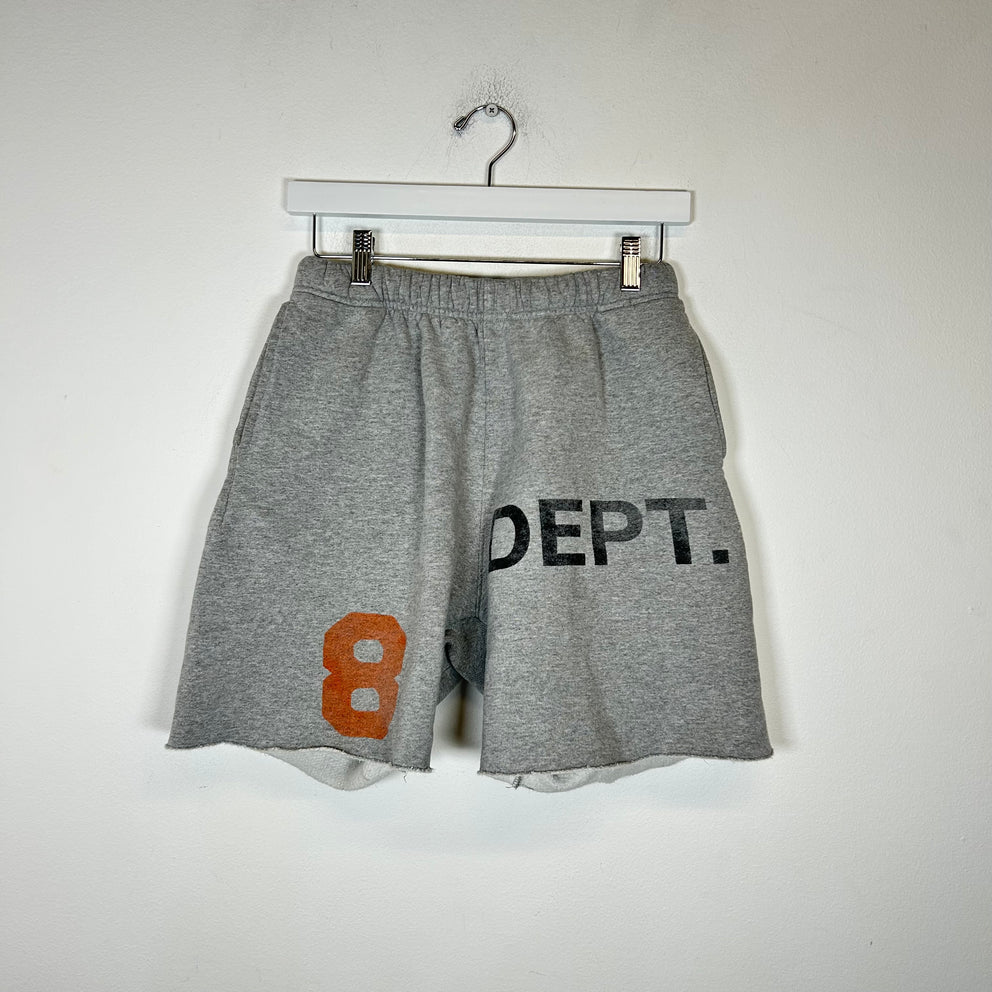 Gallery Dept Grey Logo Sweat Shorts Size M