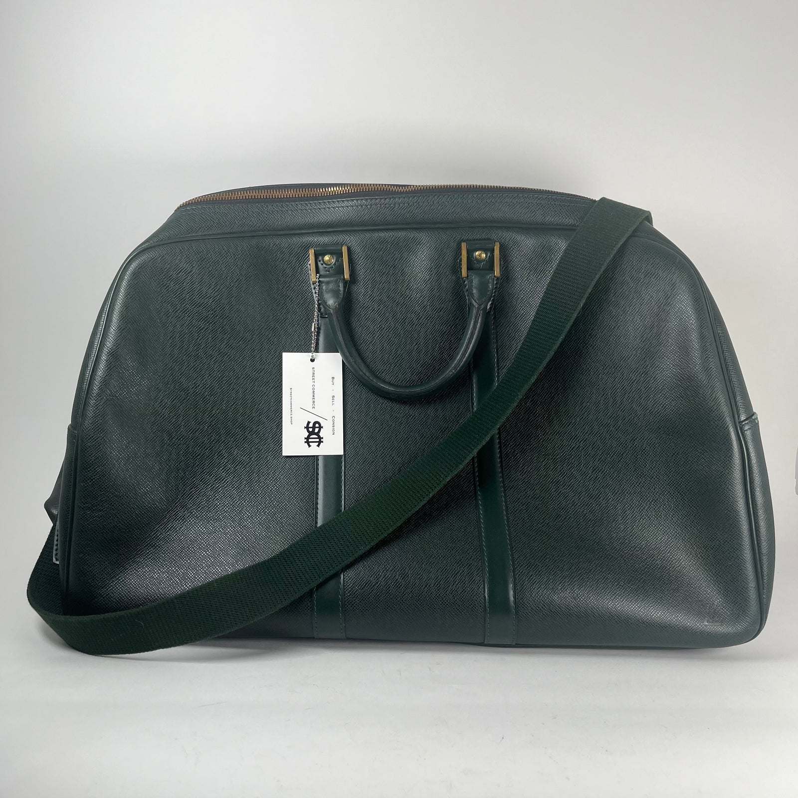 Louis Vuitton Green Boston Kendall Duffle Bag