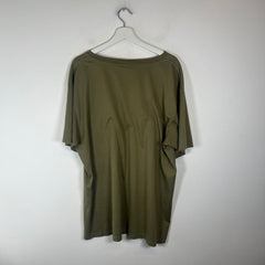 Celine Khaki Green Logo T-Shirt Size XXL