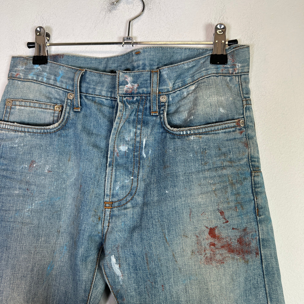 Dior Homme SS10 KVA 'Wildcat' Denim Jeans Size 26