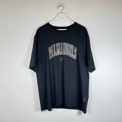 Palm Angels Black College Logo T-Shirt Size XXL