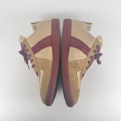 Maison Margiela Cream/Red Gat Trainer Size 9