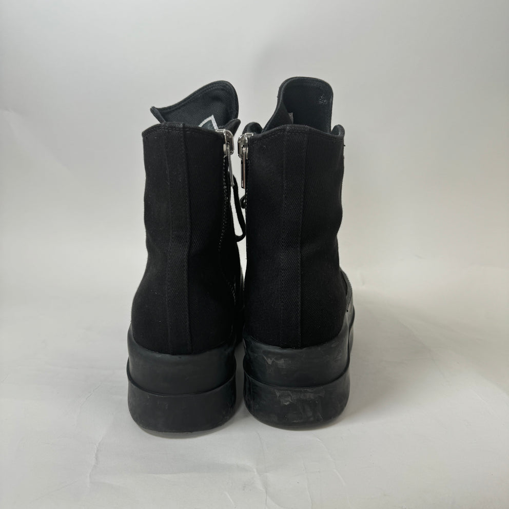 Rick Owens Drkshdw Black Mega Bumper Sneakers Size 42.5