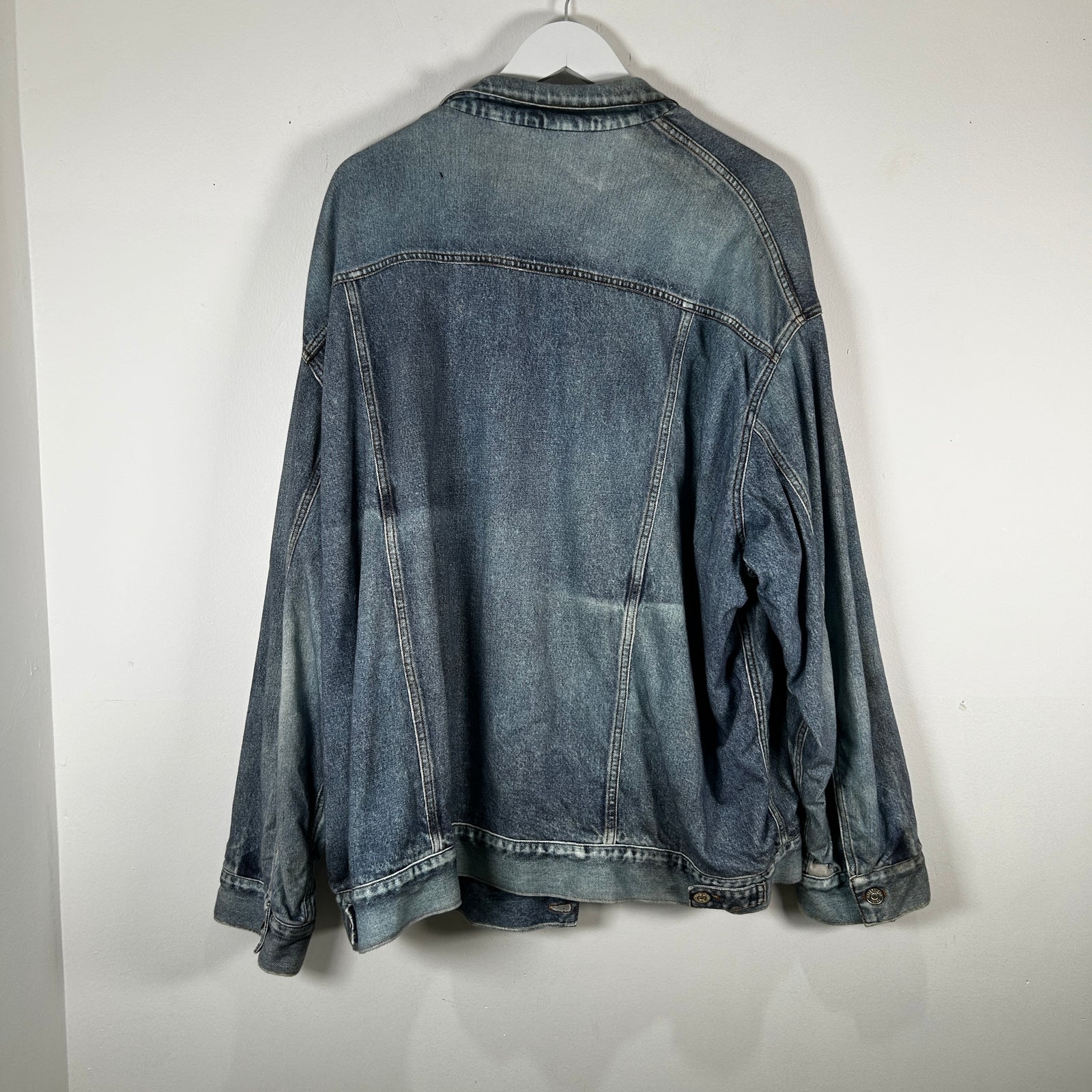 Balenciaga Light Blue Trompe-l'œil Jean Jacket Size 2