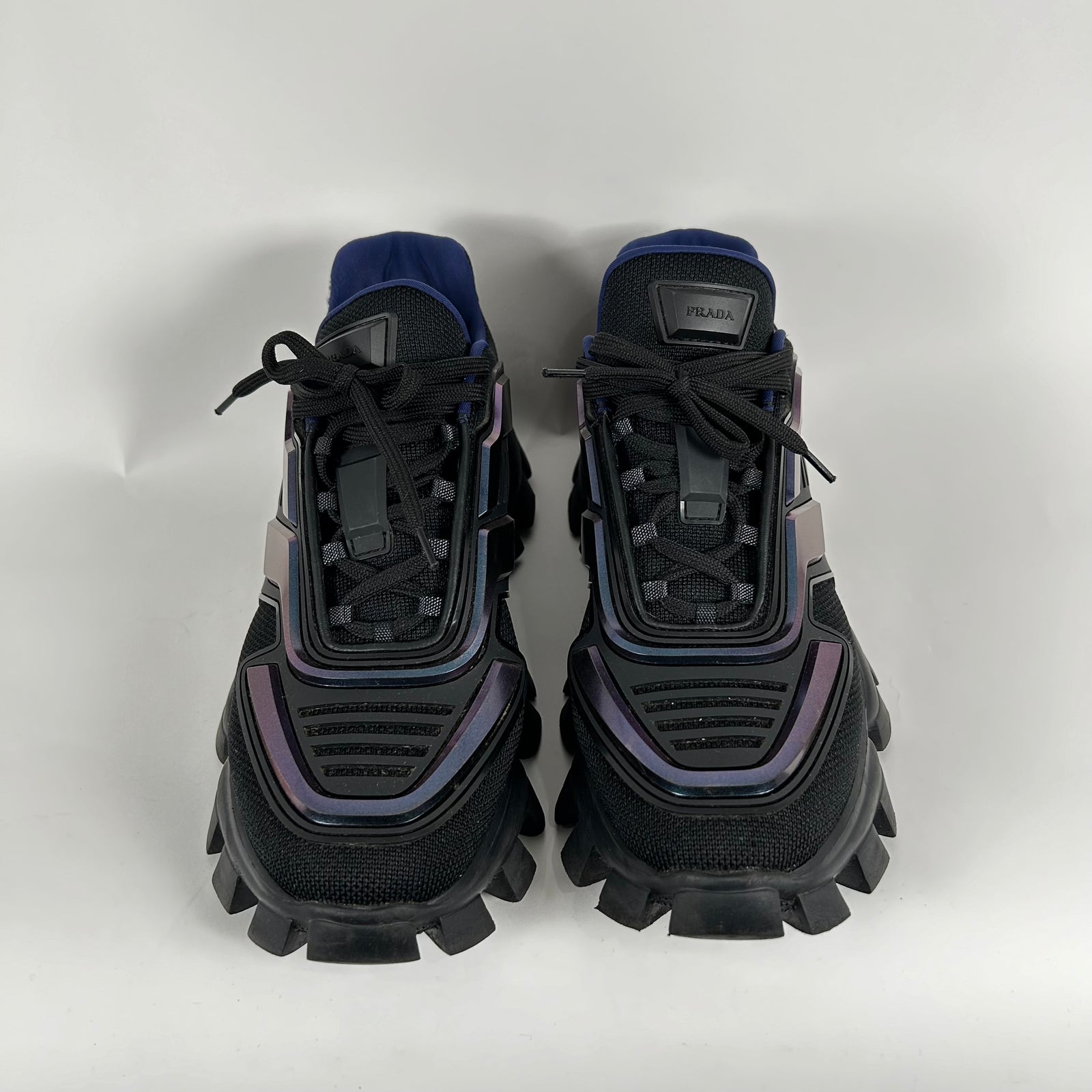 Prada Black /Blue Cloud Bust Thunder Size 8.5