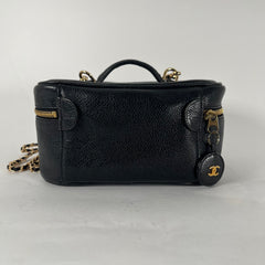 Chanel Caviar Leather Timeless Vanity Case