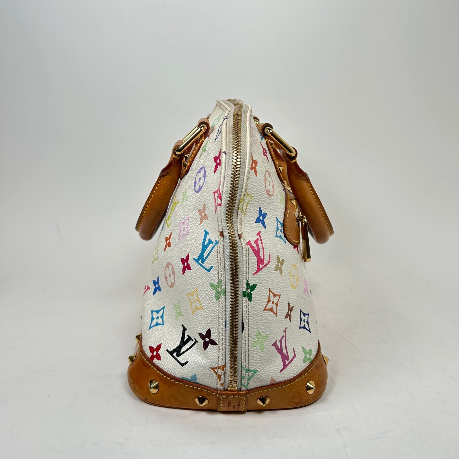 Louis Vuitton x Murakami White/Multicolor Monogram Alma Bag