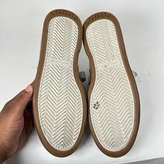 Saint Laurent White SL24 Distressed Low-Top Sneaker Size 45