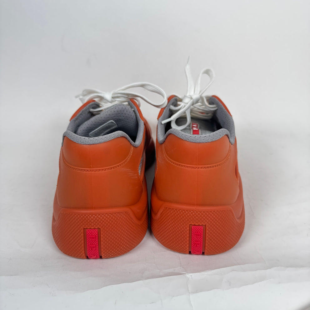 Prada Burnt Orange Rubber Cups Size 44
