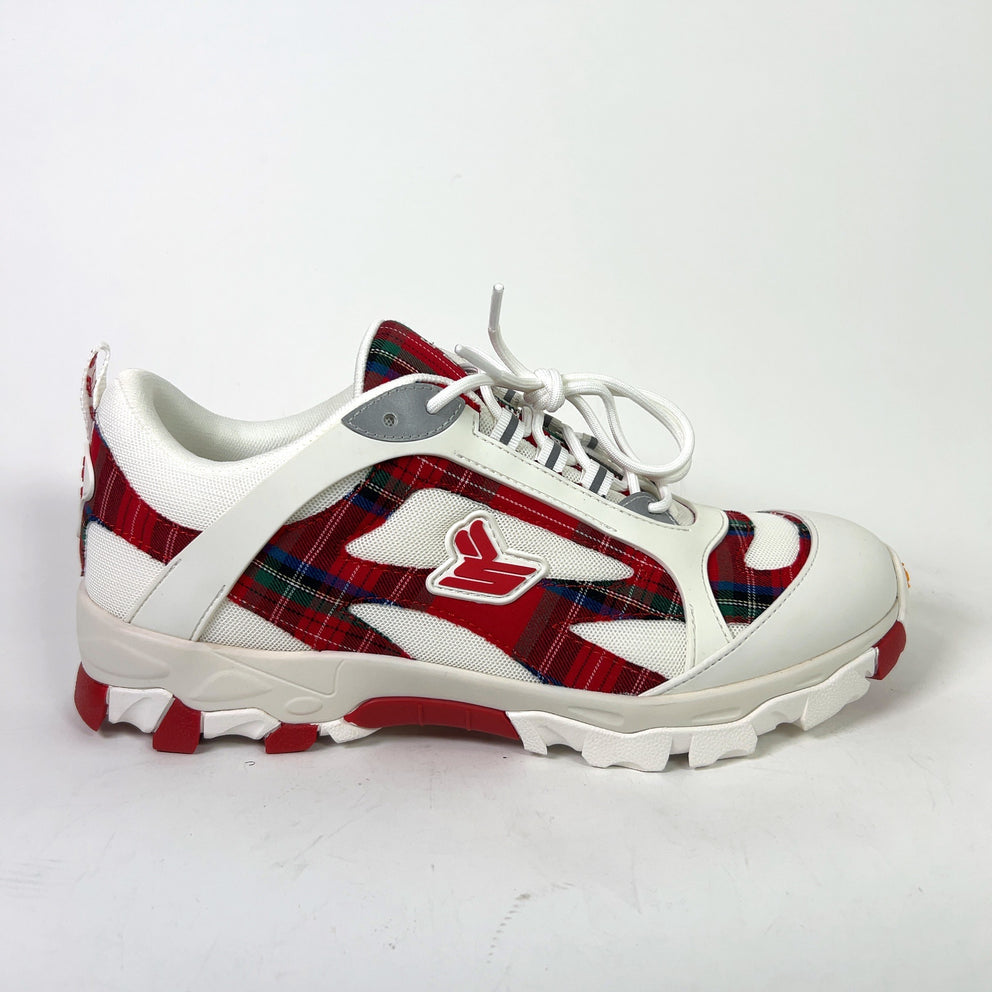 Sicko x Eric Emanuel ‘Born From Pain’ Plaid Tartan Hiking Sneakers