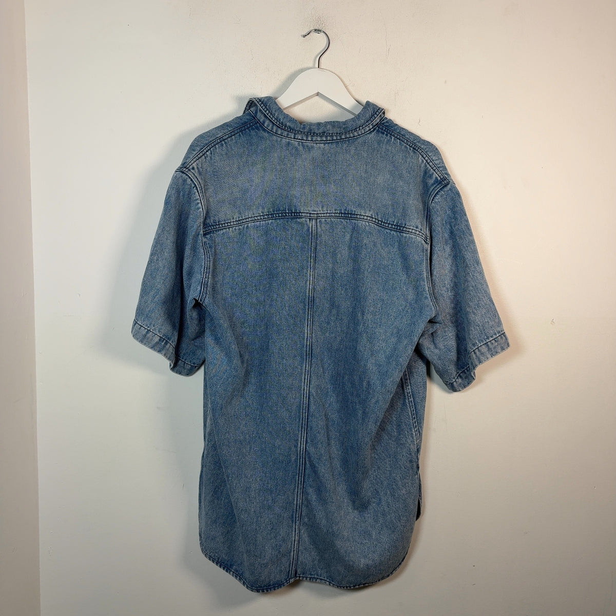 Isabel Marant Pearl Snap Button-Up Denim Shirt